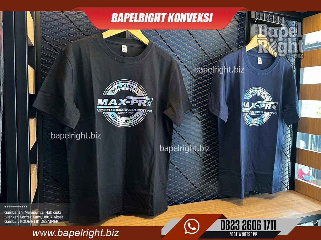 Sablon kaos hologram