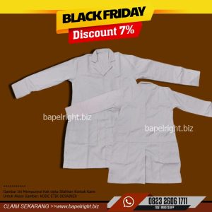 jas lab warna putih