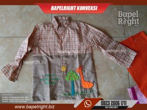 Contoh Seragam TK Kotak Kotak