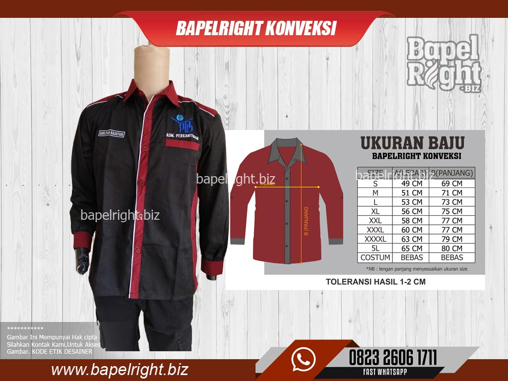 Standart ukuran baju pdh pdl