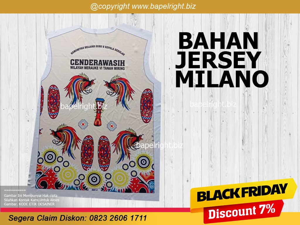 bahan jersey milano