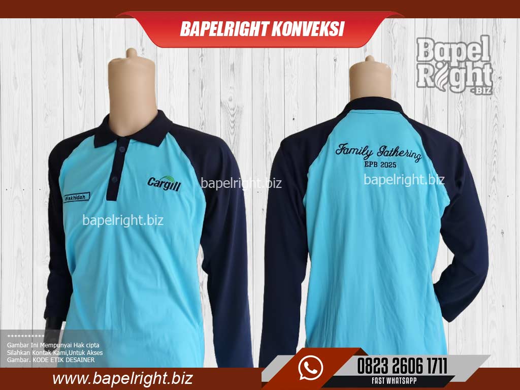 desain kaos anniversary perusahaan