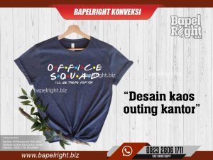 desain kaos outing kantor