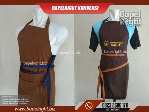 Perbedaan apron dan celemek