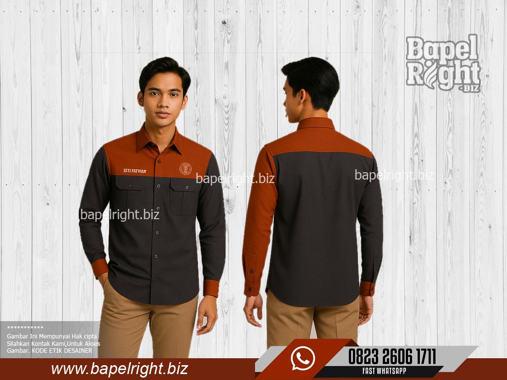 model-warna-baju-pdh-merah-maroon-dan-navy-tua