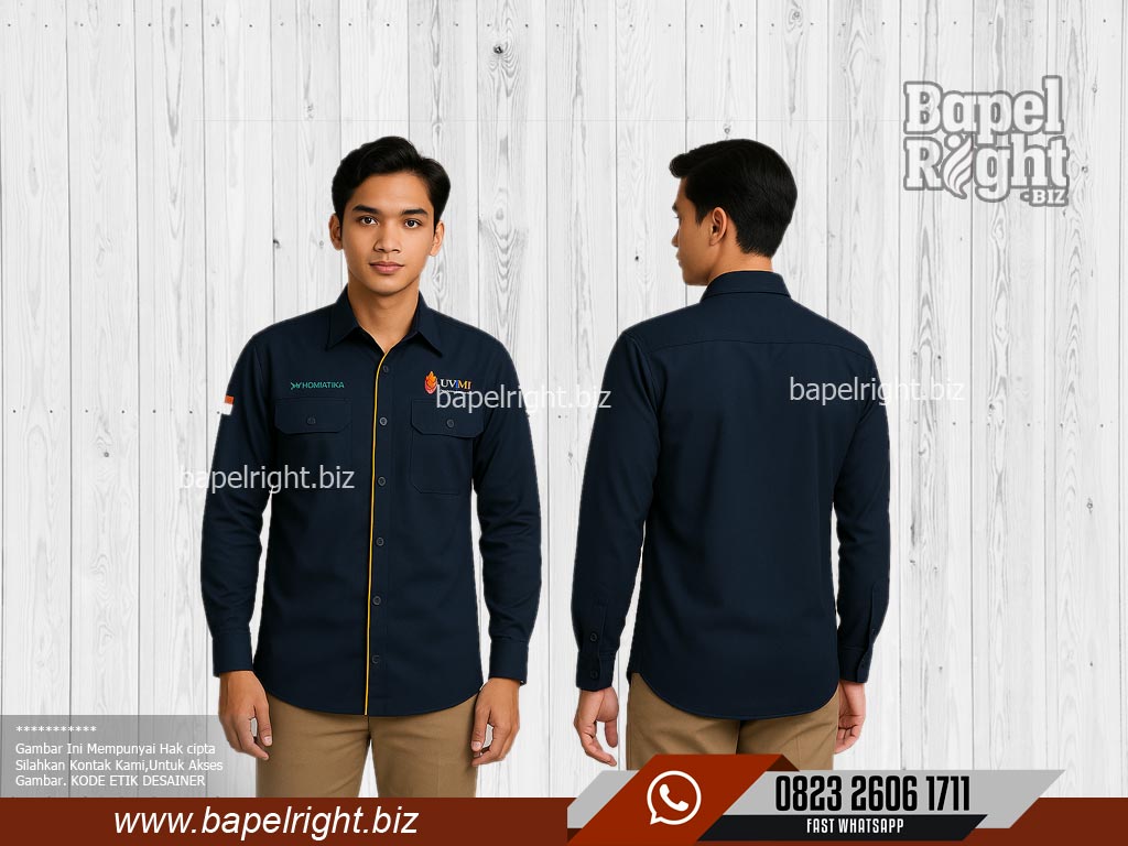 model-warna-baju-pdh-navy-lis-kuning