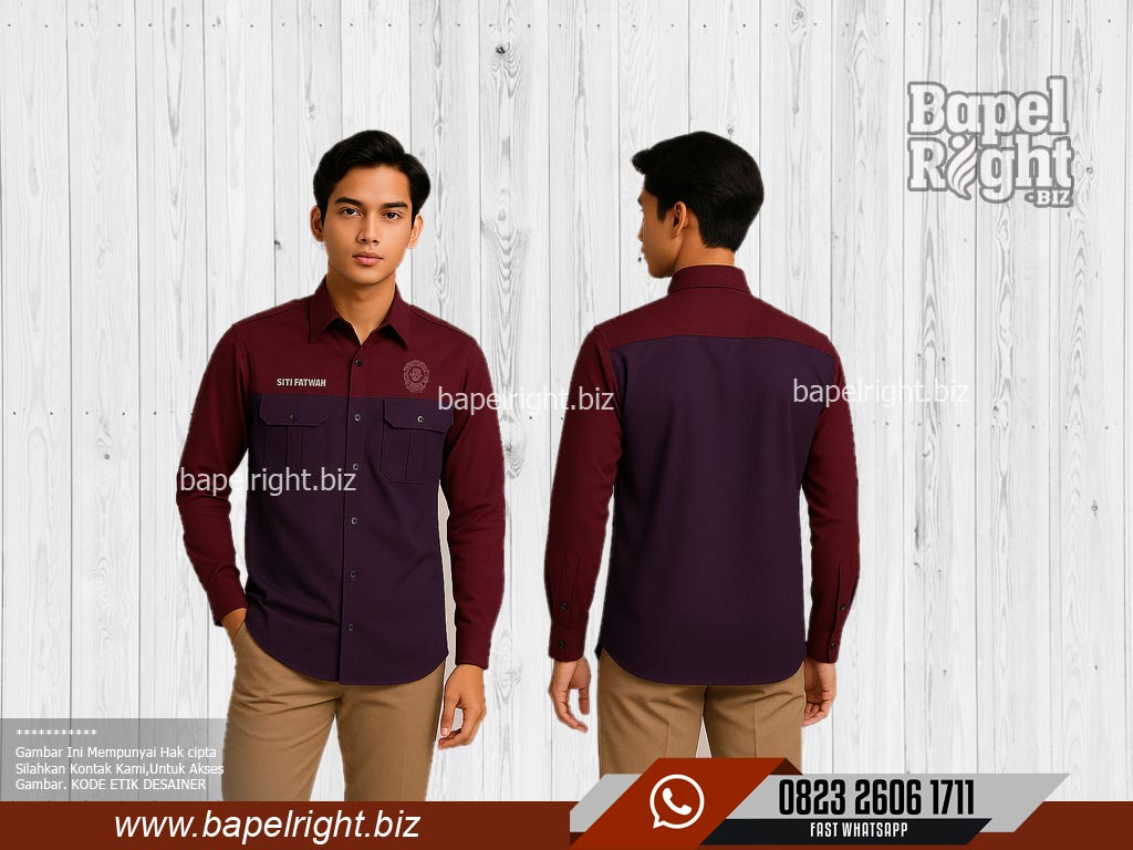 model-warna-baju-pdh-unggu-tua-dan-kombinasi-merah-maron
