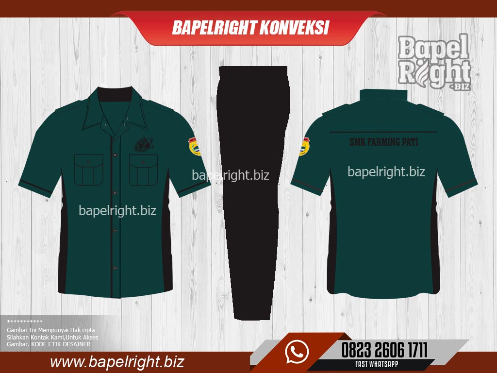 Baju praktek smk pertanian dan peternakan