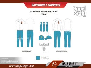 Seragam putih sekolah rakyat