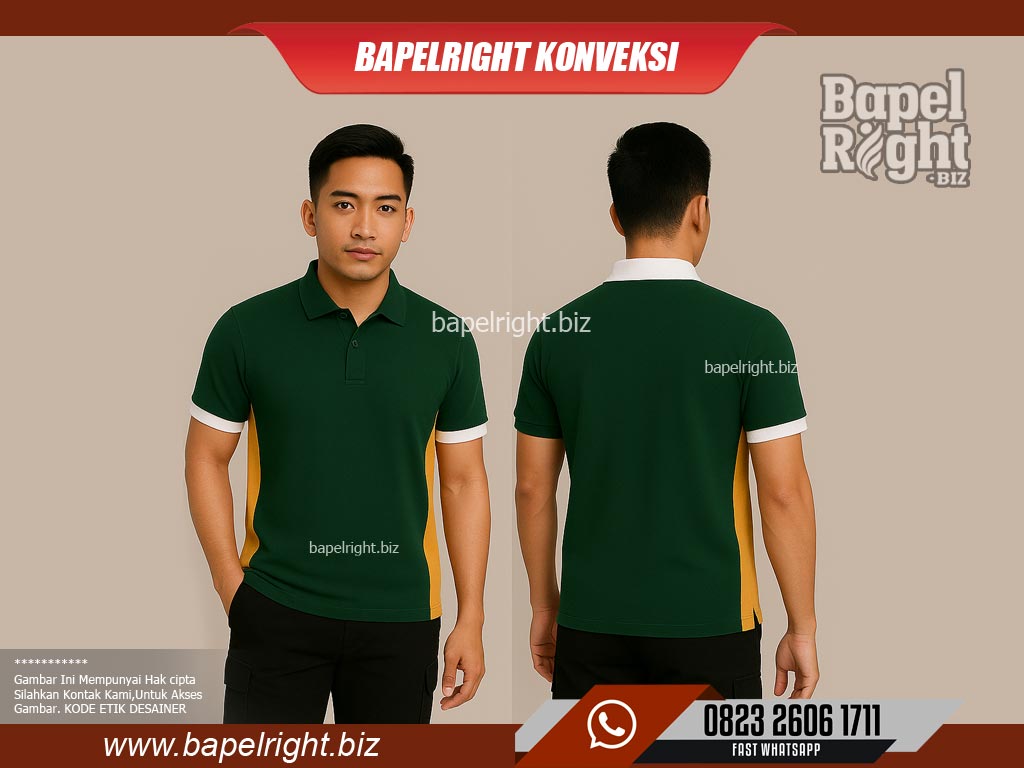 Contoh-baju-berkerah-Hijau-Tua