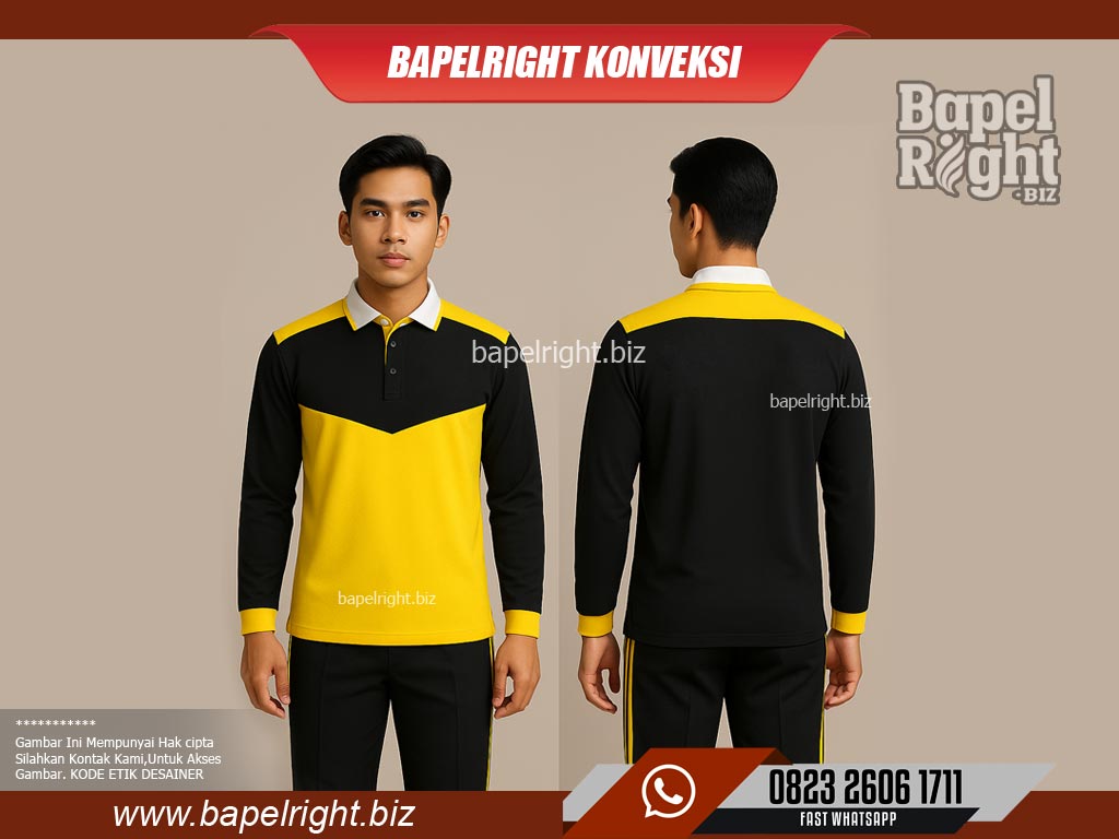 Contoh-baju-berkerah-Kuning-Muda