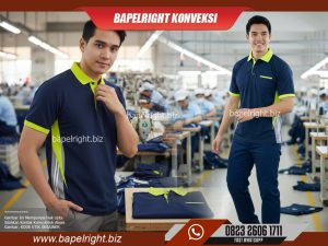 kaos polo kombinasi 2 warna