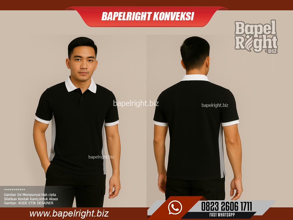 warna-kaos-berkerah-warna hitam