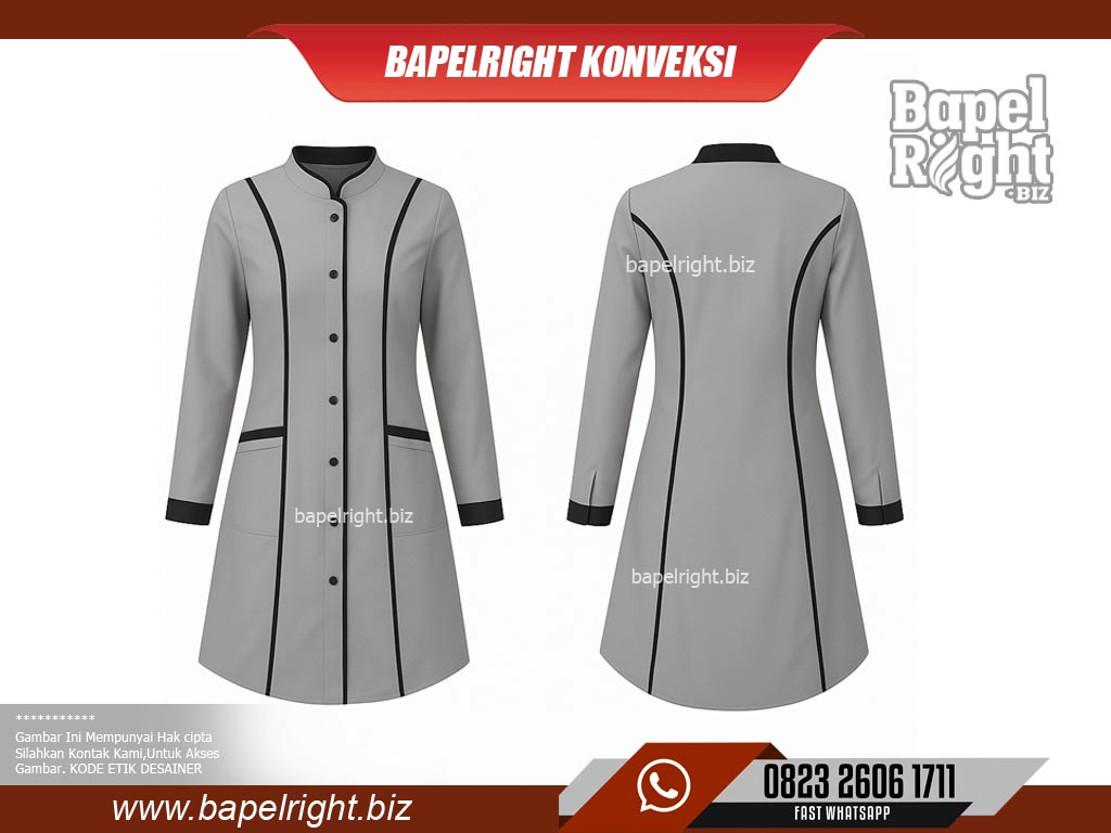 Model baju Gamis Seragam Santri Putri
