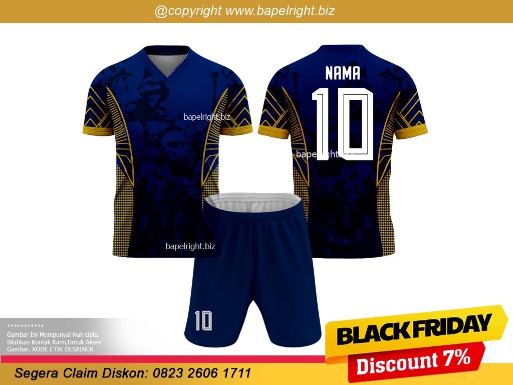 desain jersey Motif Kombinasi Dua Tone Warna Kontras