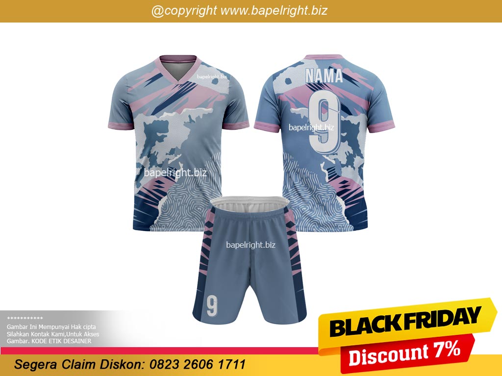 desain jersey Motif Retro Klasik dengan Sentuhan Modern
