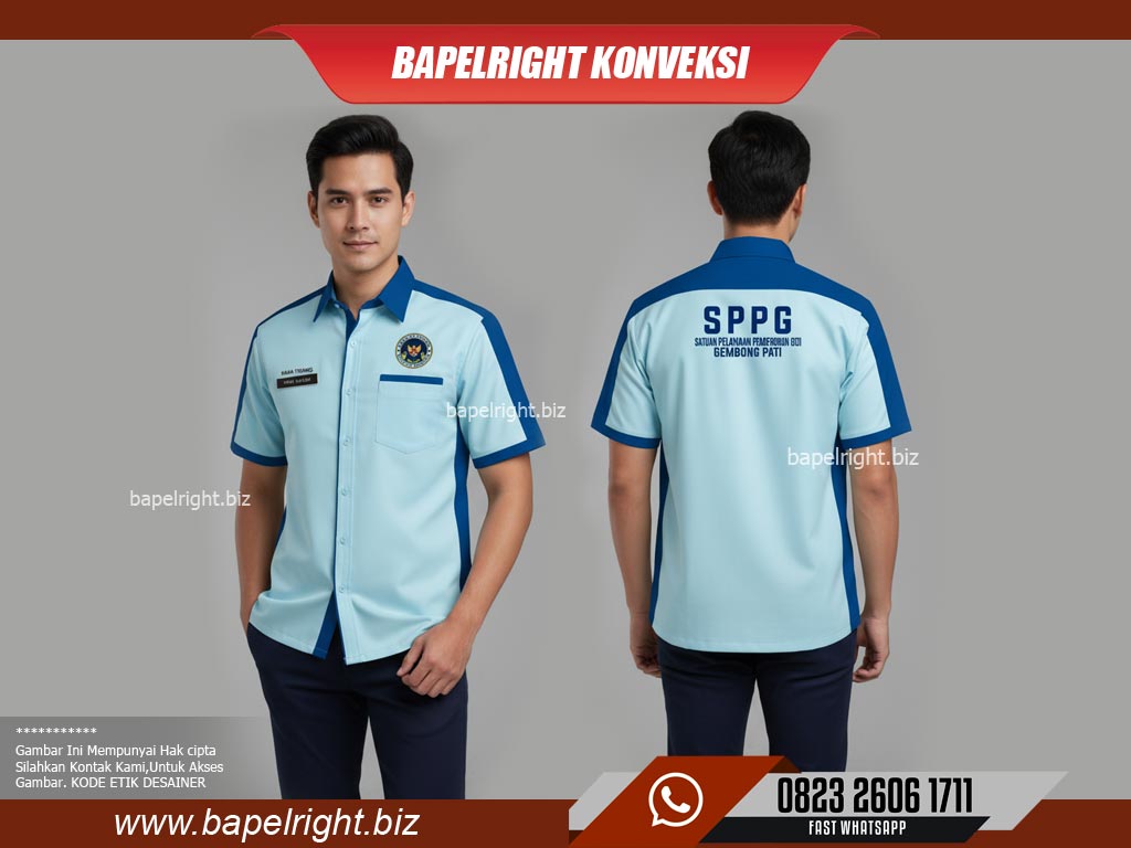 kemeja pdh-SPPG-MBG