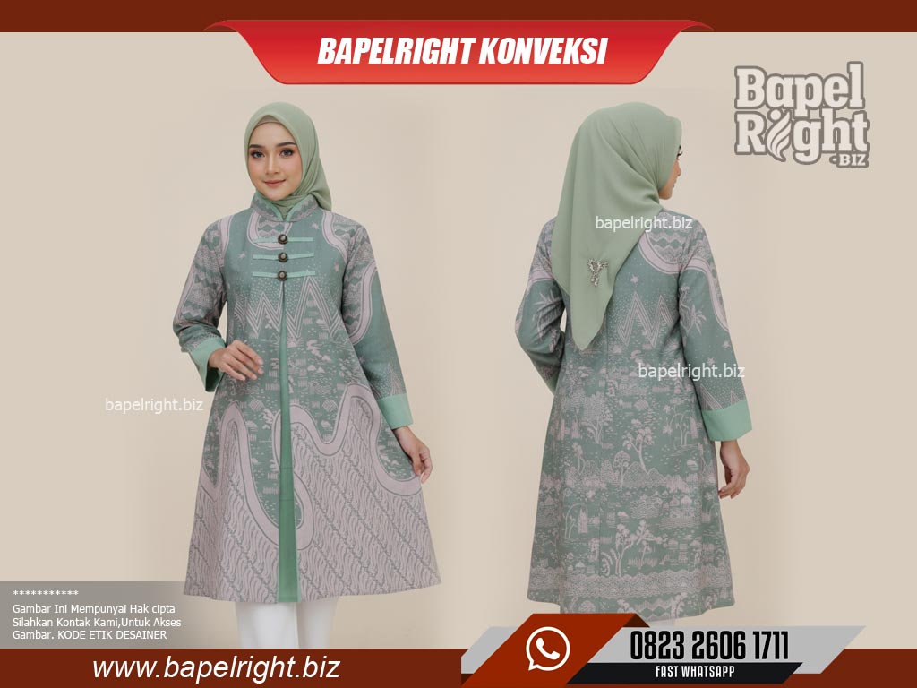 Tunik Batik Oversize Nyaman