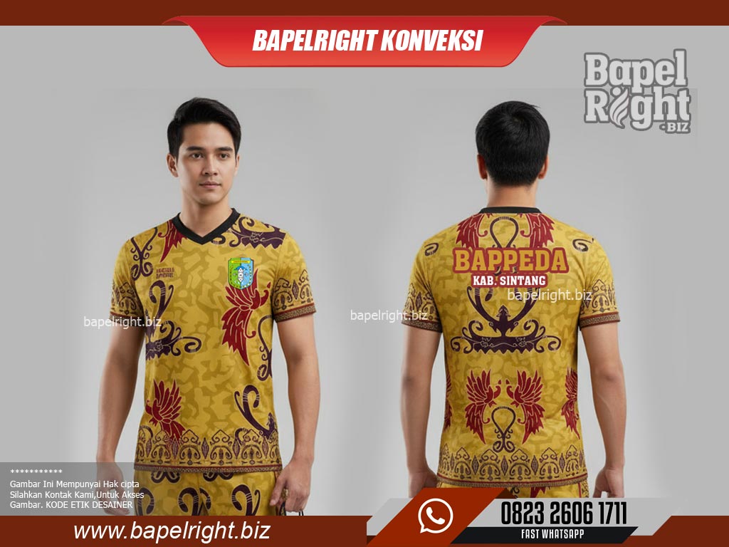 Seragam kaos bappeda