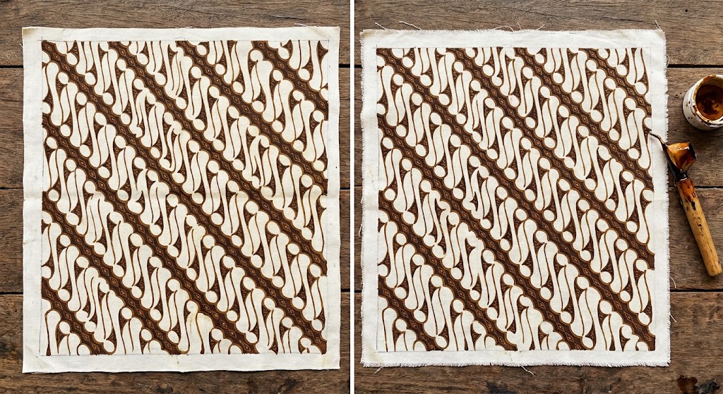 Contoh gambar batik mudah untuk anak sd