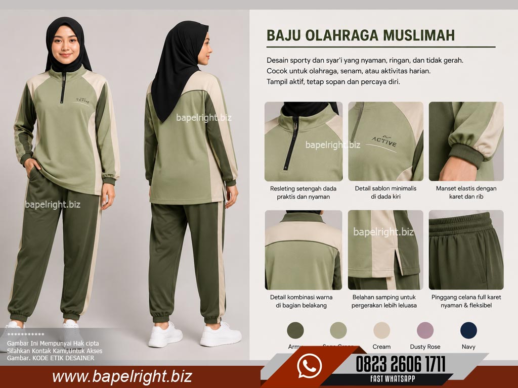 Baju Olahraga Wanita Kekinian