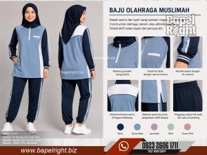 Baju Olahraga Wanita Lengan Panjang
