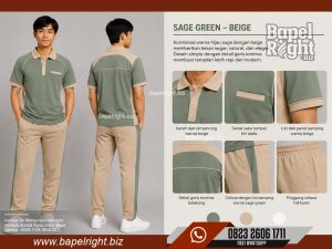 Model kaos olahraga kombinasi terbaru