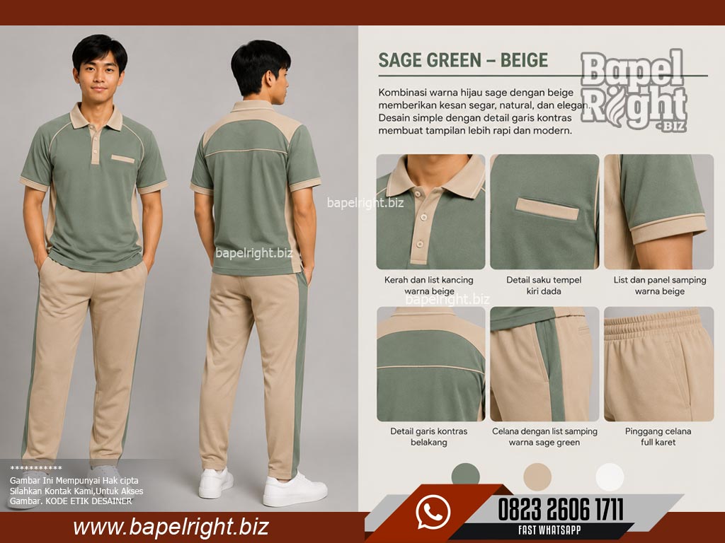 Model kaos olahraga kombinasi terbaru