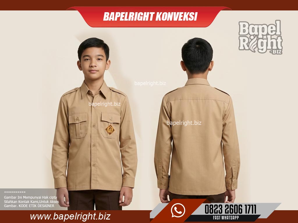 Baju pramuka penggalang putra
