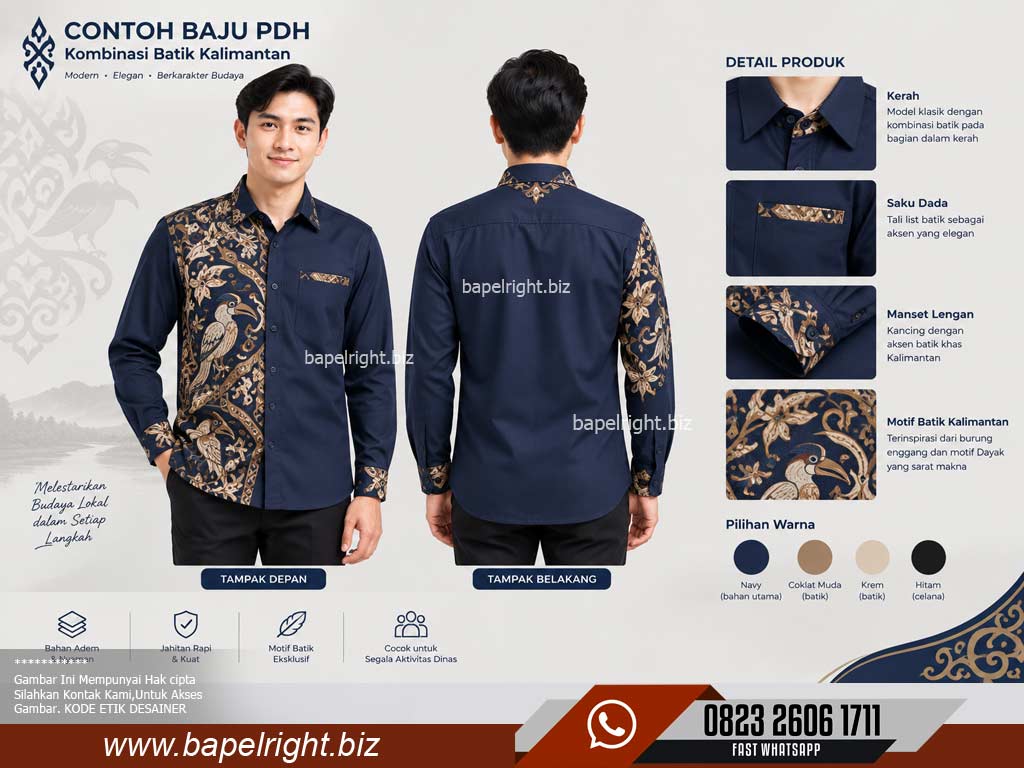 Contoh baju pdh populer di tahun 2026