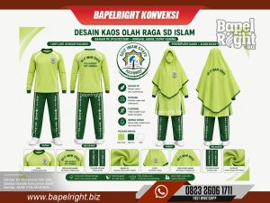 Desain kaos olahraga sd islam