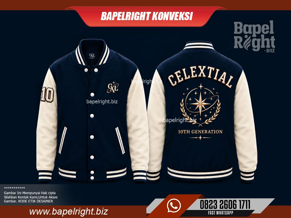 Jaket kelas sd smp sma abu bakar