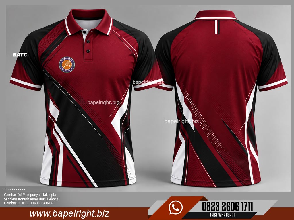 Desain jersey tenis lapangan
